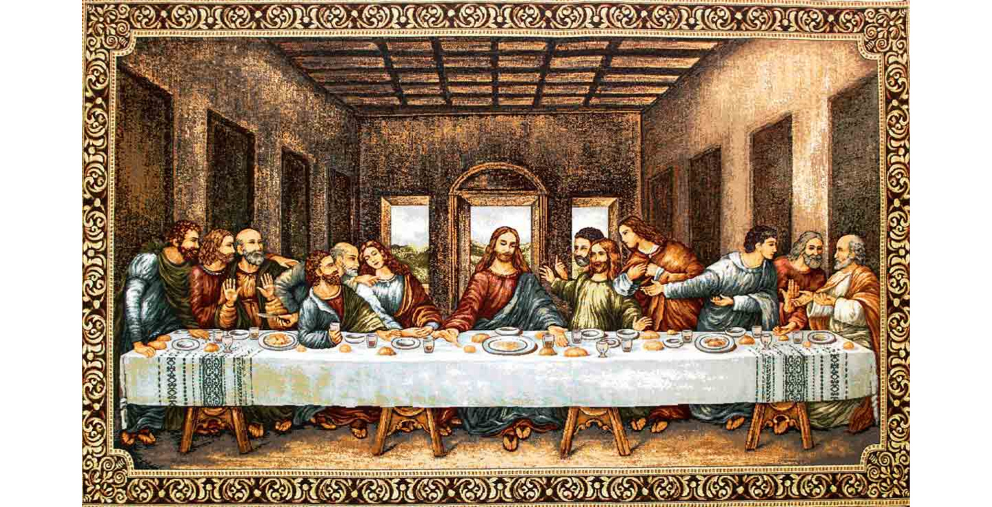 Tapiz de la Última Cena de Leonardo Da Vinci Blog de Brabander es