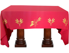 Añadir a la cesta Manteles para mesa de altar con tela de color rojo Manteles para mesa de altar con tela de color rojo