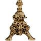 Candelero de pie en bronce con 115 cm. de altura