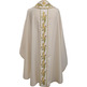 Casulla sacerdotal de lana, viscosa y poliéster beige